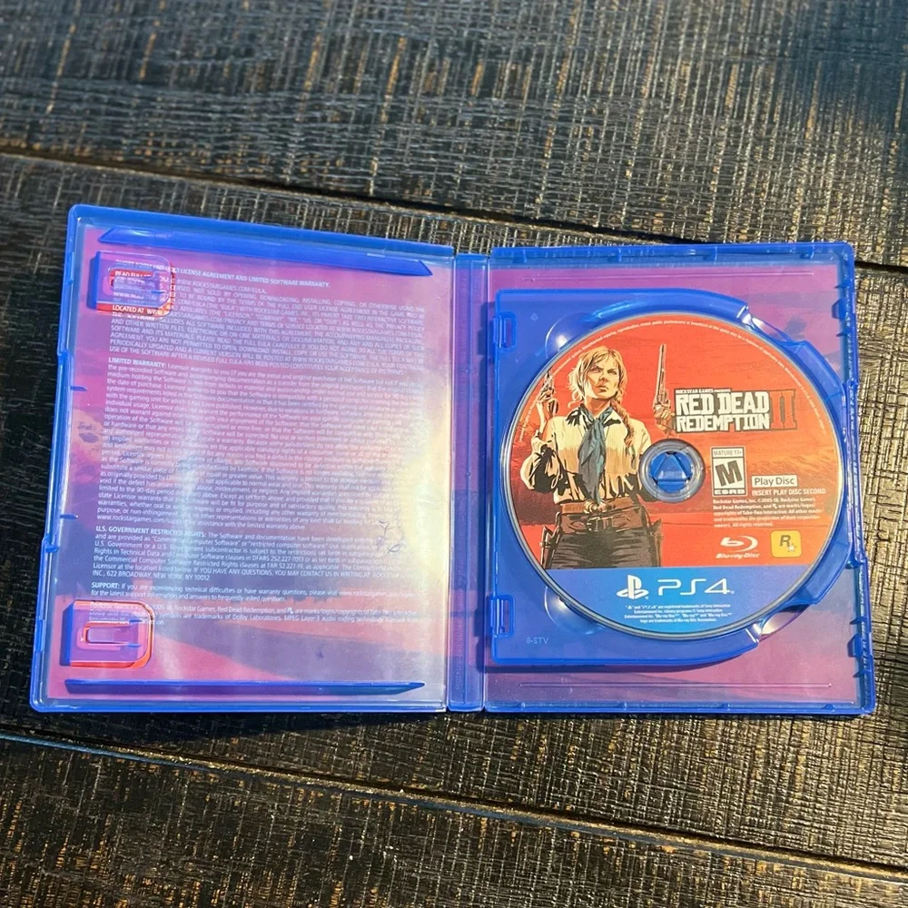 PS4 Red Dead Redemption Sony Playstation 4 video games